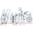 Compresseur, climatisation NISSENS 89027 - Visuel 1
