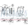 Compresseur, climatisation NISSENS 890376 - Visuel 1