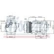 Compresseur, climatisation NISSENS 89046 - Visuel 1