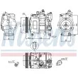 Compresseur, climatisation NISSENS 89049 - Visuel 1