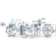 Compresseur, climatisation NISSENS 89057 - Visuel 1