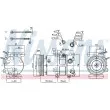 Compresseur, climatisation NISSENS 890573 - Visuel 1