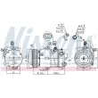 Compresseur, climatisation NISSENS 890575 - Visuel 1