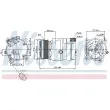Compresseur, climatisation NISSENS 89062 - Visuel 1