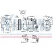 Compresseur, climatisation NISSENS 890651 - Visuel 1