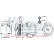 Compresseur, climatisation NISSENS 89068 - Visuel 1