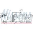 Compresseur, climatisation NISSENS 89070 - Visuel 1