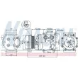 Compresseur, climatisation NISSENS 89071 - Visuel 1