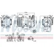 Compresseur, climatisation NISSENS 89076 - Visuel 1