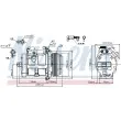 Compresseur, climatisation NISSENS 89081 - Visuel 1