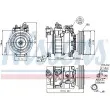 Compresseur, climatisation NISSENS 89094 - Visuel 1