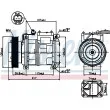 Compresseur, climatisation NISSENS 89097 - Visuel 1