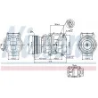 Compresseur, climatisation NISSENS 89098 - Visuel 1