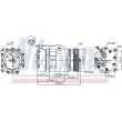 Compresseur, climatisation NISSENS 89118 - Visuel 1