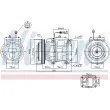 Compresseur, climatisation NISSENS 89119 - Visuel 1