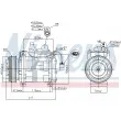 Compresseur, climatisation NISSENS 89147 - Visuel 1