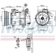 Compresseur, climatisation NISSENS 89148 - Visuel 1