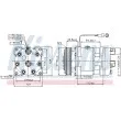 Compresseur, climatisation NISSENS 89171 - Visuel 1
