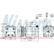 Compresseur, climatisation NISSENS 89177 - Visuel 1