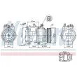 Compresseur, climatisation NISSENS 89186 - Visuel 1