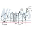 Compresseur, climatisation NISSENS 89197 - Visuel 1