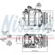 Compresseur, climatisation NISSENS 89199 - Visuel 1