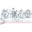 Compresseur, climatisation NISSENS 89221 - Visuel 1