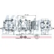 Compresseur, climatisation NISSENS 89228 - Visuel 1