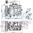 Compresseur, climatisation NISSENS 89236 - Visuel 1