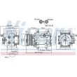 Compresseur, climatisation NISSENS 89239 - Visuel 1