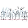 Compresseur, climatisation NISSENS 89270 - Visuel 1