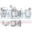 Compresseur, climatisation NISSENS 89274 - Visuel 1