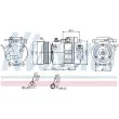 Compresseur, climatisation NISSENS 89278 - Visuel 1