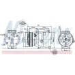 Compresseur, climatisation NISSENS 89281 - Visuel 1