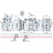 Compresseur, climatisation NISSENS 89293 - Visuel 1
