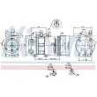 Compresseur, climatisation NISSENS 89296 - Visuel 1