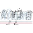 Compresseur, climatisation NISSENS 89298 - Visuel 1