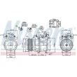 Compresseur, climatisation NISSENS 89301 - Visuel 1