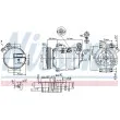 Compresseur, climatisation NISSENS 89308 - Visuel 1