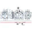 Compresseur, climatisation NISSENS 89311 - Visuel 1