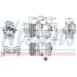 Compresseur, climatisation NISSENS 89317 - Visuel 1
