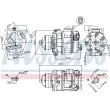 Compresseur, climatisation NISSENS 89418 - Visuel 1