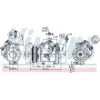 Compresseur, climatisation NISSENS 89511 - Visuel 1