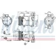 Compresseur, climatisation NISSENS 89519 - Visuel 1