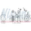 Compresseur, climatisation NISSENS 89533 - Visuel 1