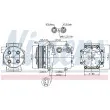 Compresseur, climatisation NISSENS 89551 - Visuel 1