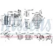 Compresseur, climatisation NISSENS 89586 - Visuel 1