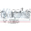Compresseur, climatisation NISSENS 89592 - Visuel 1