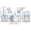 Compresseur, climatisation NISSENS 89610 - Visuel 1