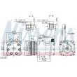 Compresseur, climatisation NISSENS 89632 - Visuel 1